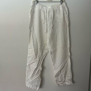 LL Bean Classic Fit Linen Pants